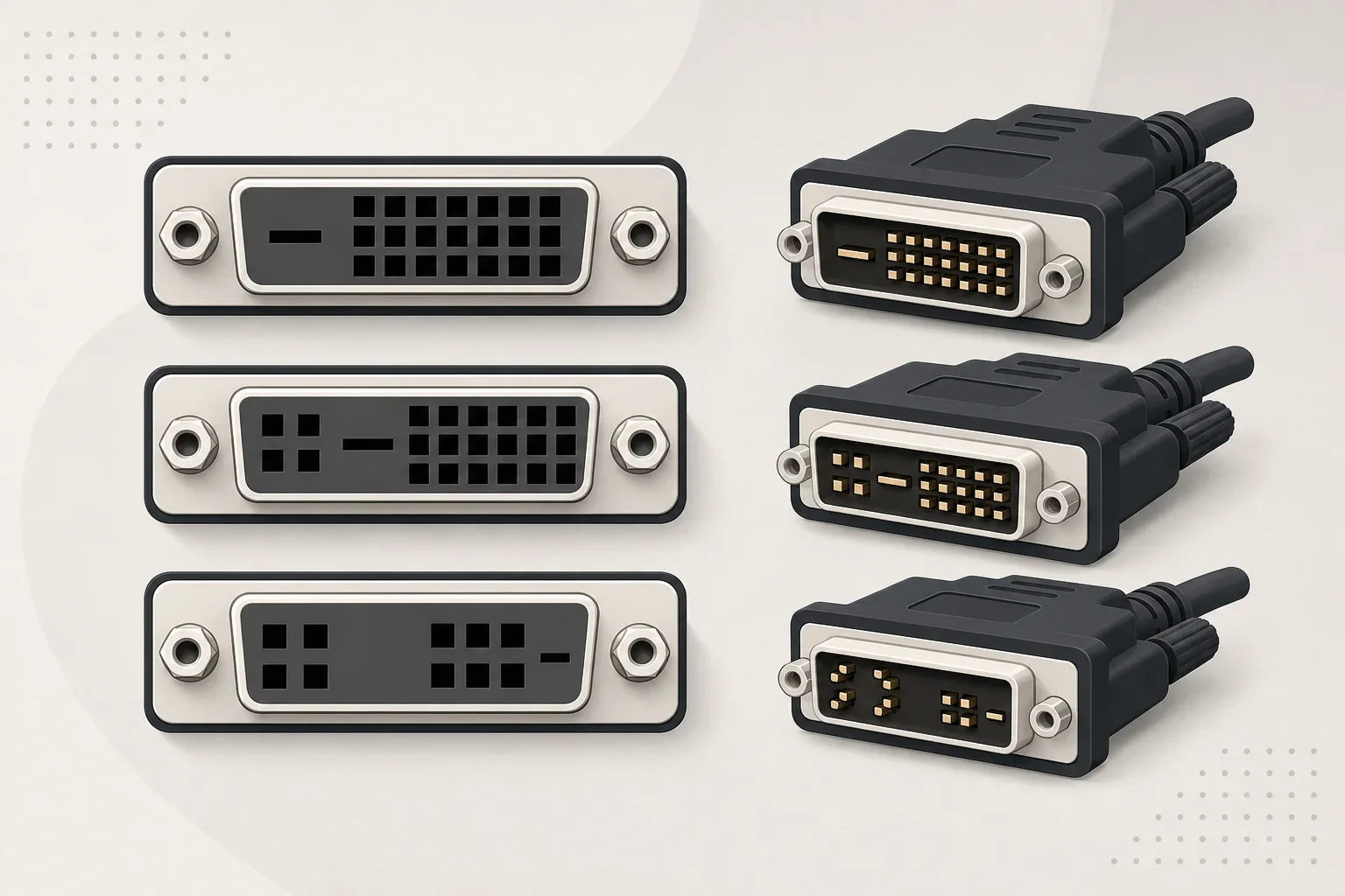 DVI 接口的类别区分